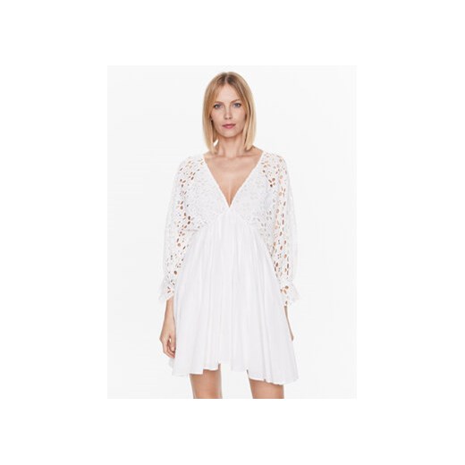 Iconique Sukienka letnia IC23 019 Biały Regular Fit ze sklepu MODIVO w kategorii Sukienki - zdjęcie 168509946