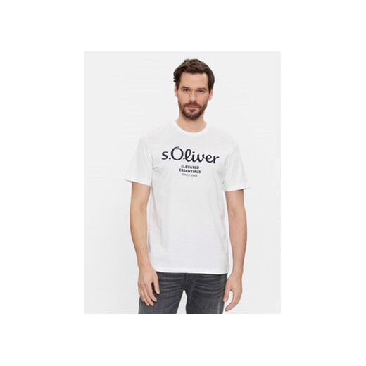 s.Oliver T-Shirt 2139909 Biały Regular Fit ze sklepu MODIVO w kategorii T-shirty męskie - zdjęcie 168509975