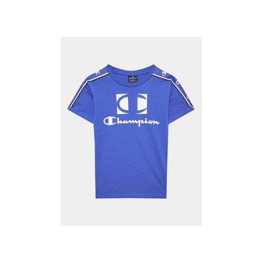 Champion T-Shirt 306326 Niebieski Regular Fit ze sklepu MODIVO w kategorii T-shirty chłopięce - zdjęcie 168509989