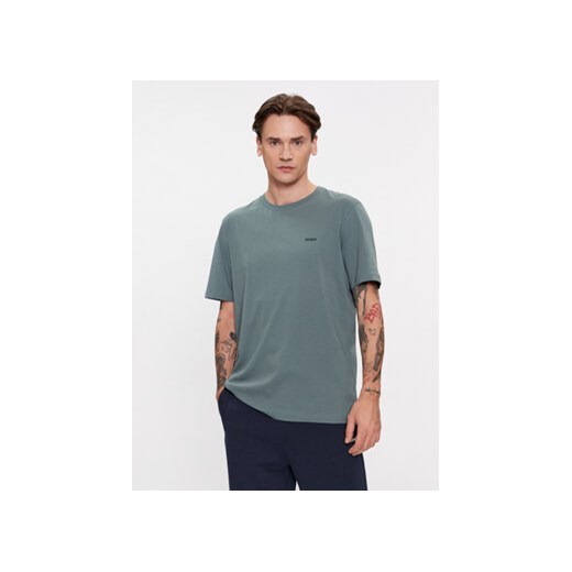 Hugo T-Shirt Dero222 50466158 Zielony Regular Fit ze sklepu MODIVO w kategorii T-shirty męskie - zdjęcie 168510215
