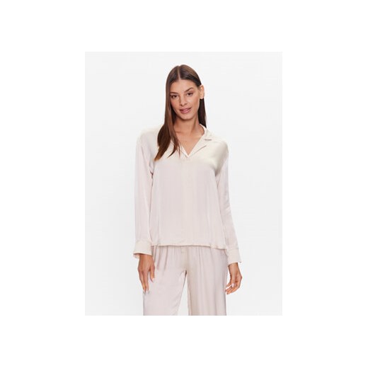 Etam Koszulka piżamowa 6537991 Beżowy Regular Fit ze sklepu MODIVO w kategorii Piżamy damskie - zdjęcie 168511119