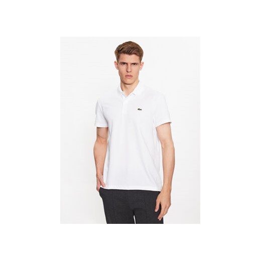 Lacoste Polo DH0783 Biały Regular Fit ze sklepu MODIVO w kategorii T-shirty męskie - zdjęcie 168511356