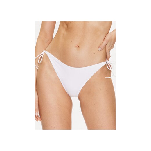 Calvin Klein Swimwear Dół od bikini KW0KW02025 Biały ze sklepu MODIVO w kategorii Stroje kąpielowe - zdjęcie 168512537