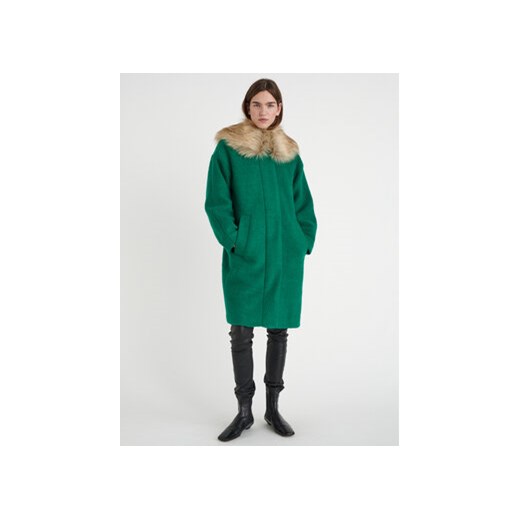 InWear Płaszcz wełniany Mianal 30107404 Zielony Relaxed Fit ze sklepu MODIVO w kategorii Płaszcze damskie - zdjęcie 168512717