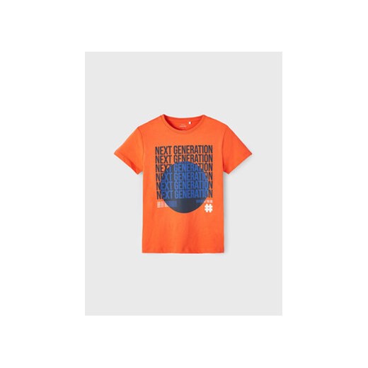 NAME IT T-Shirt 13212223 Pomarańczowy Regular Fit ze sklepu MODIVO w kategorii T-shirty chłopięce - zdjęcie 168513366