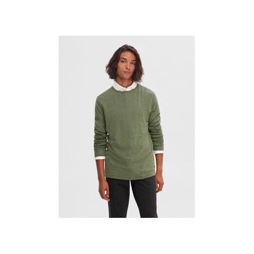 Selected Homme Sweter 16079774 Zielony Regular Fit ze sklepu MODIVO w kategorii Swetry męskie - zdjęcie 168513435