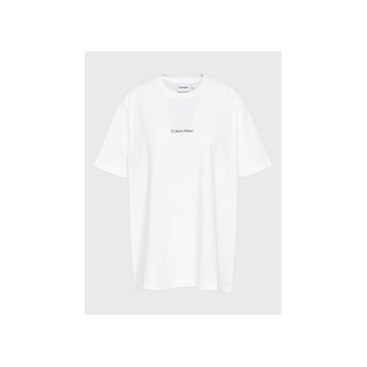 Calvin Klein Jeans Plus T-Shirt K20K205471 Biały Regular Fit ze sklepu MODIVO w kategorii Bluzki damskie - zdjęcie 168513515