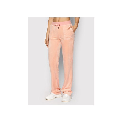 Juicy Couture Spodnie dresowe Del Ray JCAP180 Różowy Regular Fit ze sklepu MODIVO w kategorii Spodnie damskie - zdjęcie 168514139