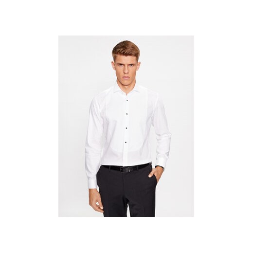 Boss Koszula H-Hank-Tux3-Dc-224 50480070 Biały Slim Fit ze sklepu MODIVO w kategorii Koszule męskie - zdjęcie 168514206