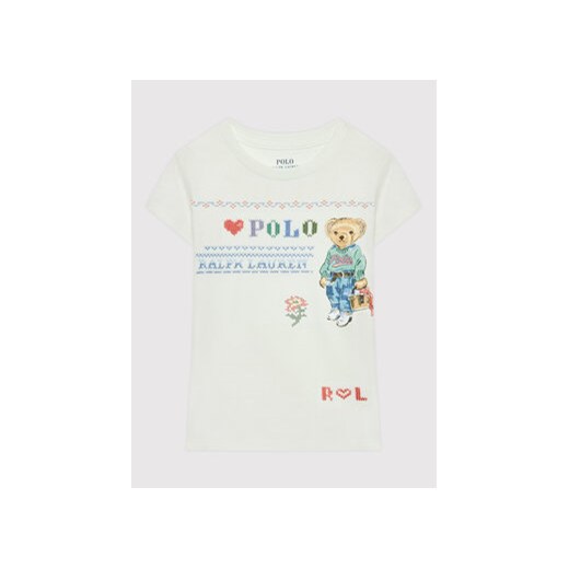 Polo Ralph Lauren T-Shirt 310869533001 Biały Regular Fit Polo Ralph Lauren 6M promocja MODIVO
