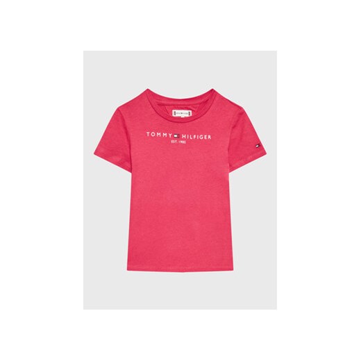 Tommy Hilfiger T-Shirt Essential KG0KG05242 M Różowy Regular Fit Tommy Hilfiger 122 MODIVO
