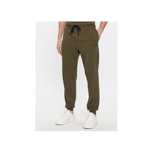 Boss Spodnie dresowe Mix&Match Pants 50515305 Zielony Regular Fit ze sklepu MODIVO w kategorii Spodnie męskie - zdjęcie 168515337
