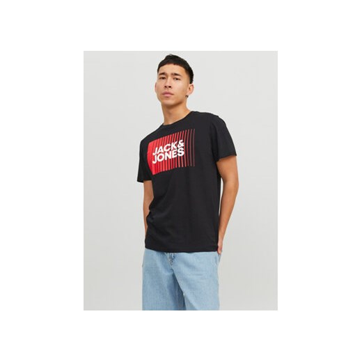 Jack&Jones T-Shirt Corp 12233999 Czarny Standard Fit ze sklepu MODIVO w kategorii T-shirty męskie - zdjęcie 168515376