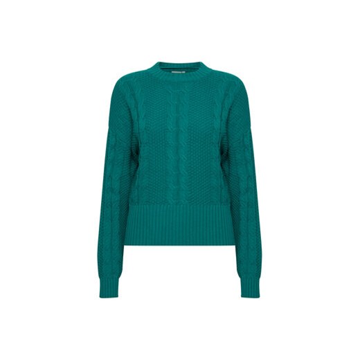 ICHI Sweter 20119847 Zielony Regular Fit ze sklepu MODIVO w kategorii Swetry damskie - zdjęcie 168515589