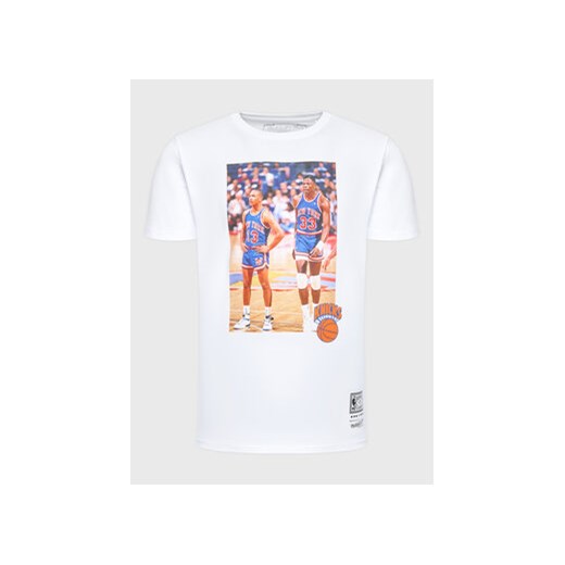 Mitchell & Ness T-Shirt BMTRINTL1058 Biały Regular Fit ze sklepu MODIVO w kategorii T-shirty męskie - zdjęcie 168515676