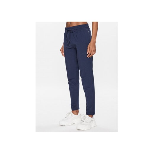 Seidensticker Spodnie piżamowe Classic Long Pants Granatowy Straight Fit ze sklepu MODIVO w kategorii Piżamy damskie - zdjęcie 168515808
