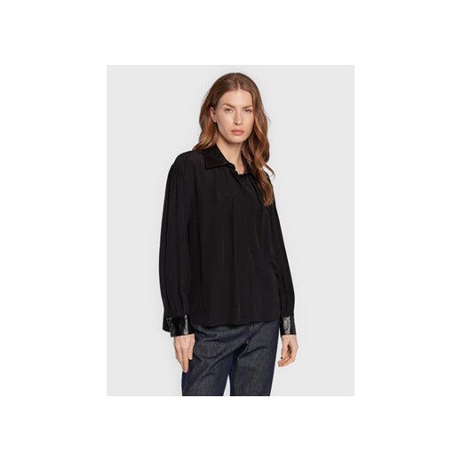 Sisley Koszula 56ICLQ02L Czarny Regular Fit ze sklepu MODIVO w kategorii Koszule damskie - zdjęcie 168515998