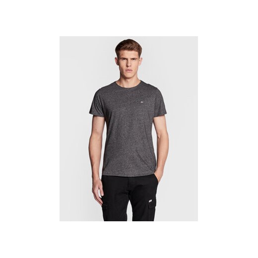 Tommy Jeans T-Shirt Jaspe DM0DM09586 Szary Slim Fit ze sklepu MODIVO w kategorii T-shirty męskie - zdjęcie 168516005