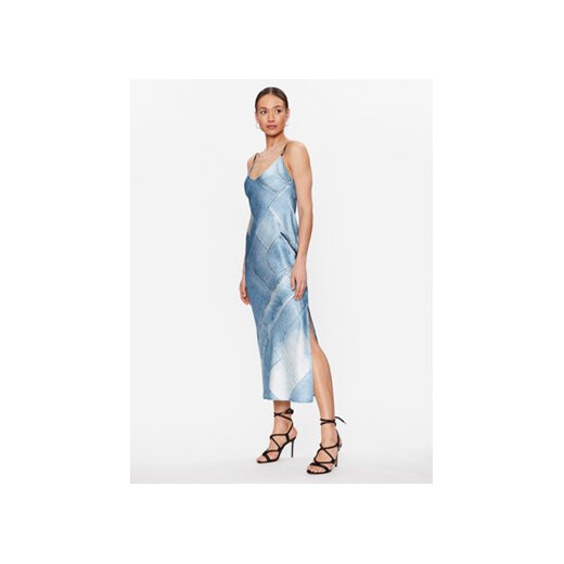 Hugo Sukienka wieczorowa Kasra-1 50487914 Niebieski Slim Fit ze sklepu MODIVO w kategorii Sukienki - zdjęcie 168516138