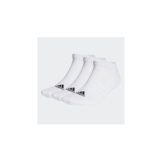 adidas Skarpety stopki unisex Cushioned Low-Cut Socks 3 Pairs HT3434 Biały ze sklepu MODIVO w kategorii Skarpetki męskie - zdjęcie 168516359