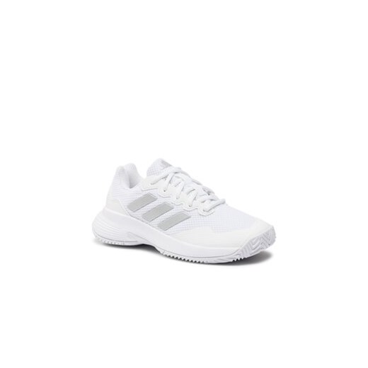 adidas Buty Gamecourt 2.0 Tennis Shoes HQ8476 Biały 41_13 MODIVO
