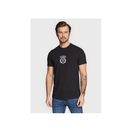 Guess T-Shirt M3RI19 J1314 Czarny Slim Fit ze sklepu MODIVO w kategorii T-shirty męskie - zdjęcie 168517095