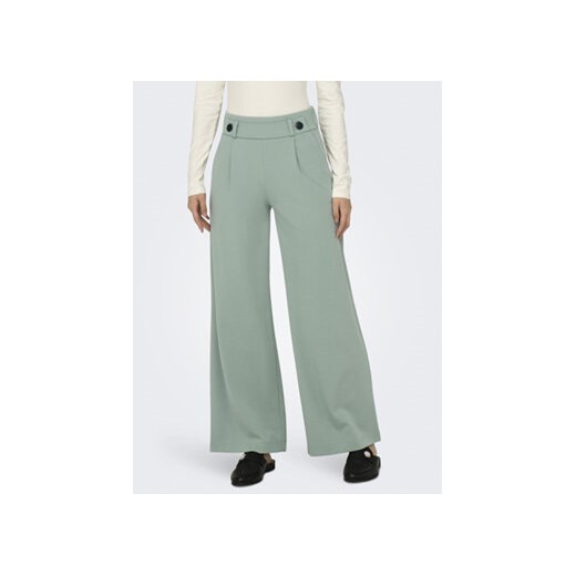 JDY Spodnie materiałowe Geggo 15208430 Zielony Wide Leg ze sklepu MODIVO w kategorii Spodnie damskie - zdjęcie 168517105