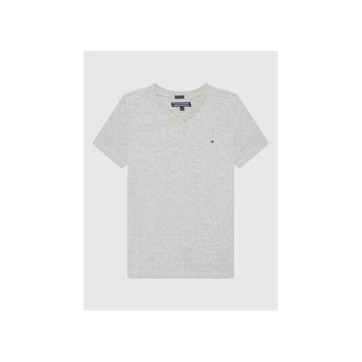 Tommy Hilfiger T-Shirt Basic KB0KB04142 D Szary Regular Fit ze sklepu MODIVO w kategorii T-shirty chłopięce - zdjęcie 168517227