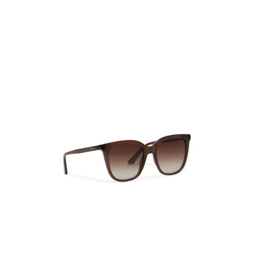 Calvin Klein Okulary przeciwsłoneczne CK23506S Brązowy ze sklepu MODIVO w kategorii Okulary przeciwsłoneczne damskie - zdjęcie 168517249