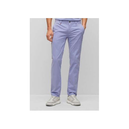 Boss Spodnie materiałowe 50470813 Fioletowy Slim Fit ze sklepu MODIVO w kategorii Spodnie męskie - zdjęcie 168518067