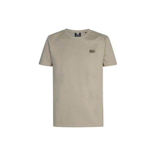 Petrol Industries T-Shirt M-3030-TSR620 Beżowy Regular Fit ze sklepu MODIVO w kategorii T-shirty męskie - zdjęcie 168518075