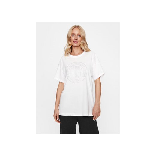 DKNY Sport T-Shirt DP3T9445 Biały Regular Fit ze sklepu MODIVO w kategorii Bluzki damskie - zdjęcie 168518078