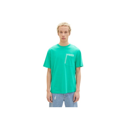 Tom Tailor Denim T-Shirt 1035589 Zielony ze sklepu MODIVO w kategorii T-shirty męskie - zdjęcie 168518185