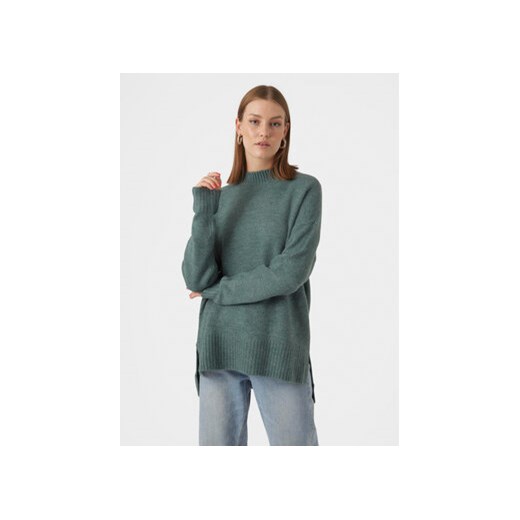 Vero Moda Sweter 10269229 Zielony Regular Fit ze sklepu MODIVO w kategorii Swetry damskie - zdjęcie 168518438