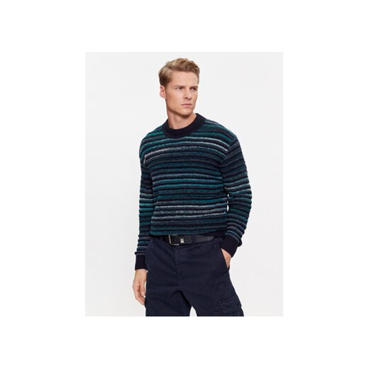 Boss Sweter Arluti 50501754 Granatowy Regular Fit ze sklepu MODIVO w kategorii Swetry męskie - zdjęcie 168518538