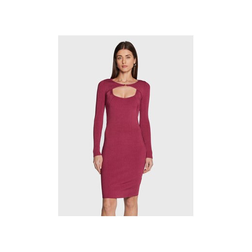Marciano Guess Komplet sukienka dzianinowa i sweter 3RGK05 5662Z Różowy Slim Fit ze sklepu MODIVO w kategorii Sukienki - zdjęcie 168519195
