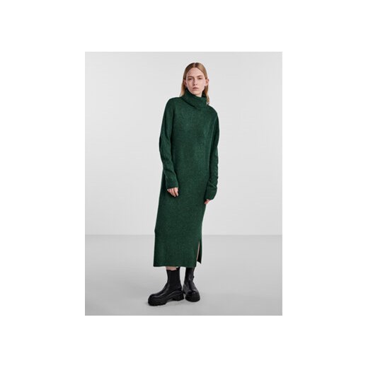 Pieces Sukienka dzianinowa 17126281 Zielony Regular Fit ze sklepu MODIVO w kategorii Sukienki - zdjęcie 168519599