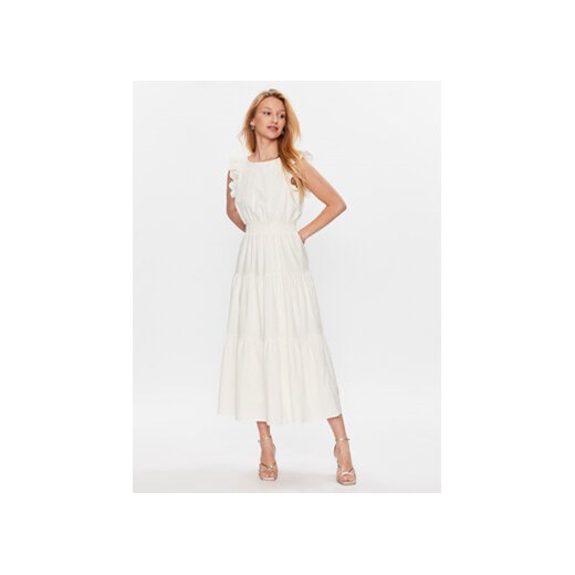 YAS Sukienka 26029902 Biały Regular Fit ze sklepu MODIVO w kategorii Sukienki - zdjęcie 168519687