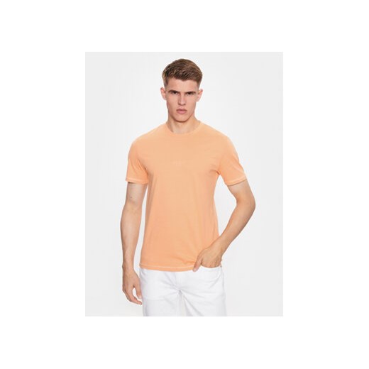 Guess T-Shirt M2YI72 I3Z14 Pomarańczowy Slim Fit ze sklepu MODIVO w kategorii T-shirty męskie - zdjęcie 168519855
