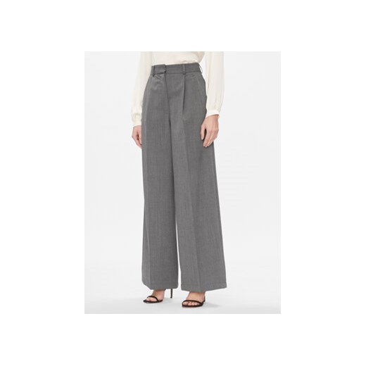 Dixie Spodnie materiałowe PCHSVCGA Szary Relaxed Fit ze sklepu MODIVO w kategorii Spodnie damskie - zdjęcie 168520027