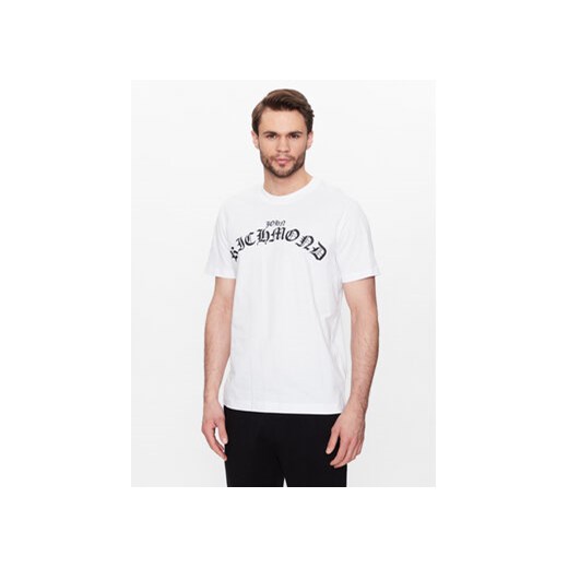 John Richmond T-Shirt Levadia RMP23232TS Biały Regular Fit ze sklepu MODIVO w kategorii T-shirty męskie - zdjęcie 168520047
