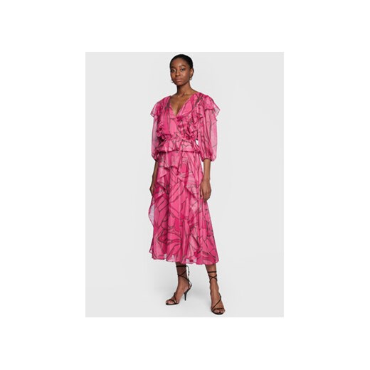 Ted Baker Sukienka koktajlowa Victoir 266152 Różowy Regular Fit ze sklepu MODIVO w kategorii Sukienki - zdjęcie 168520159