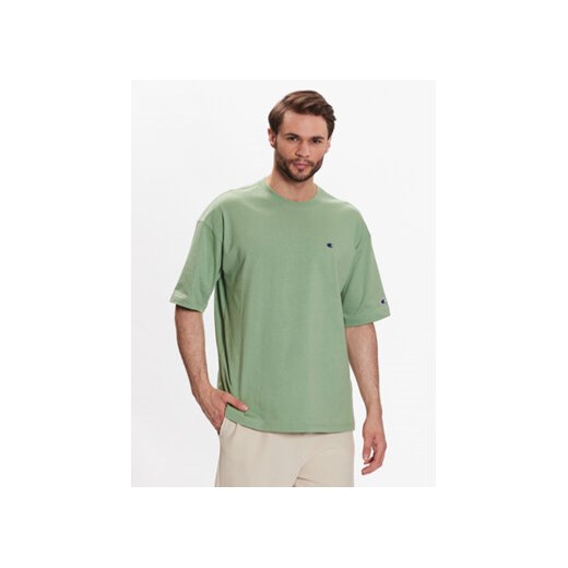 Champion T-Shirt 216548 Zielony Regular Fit ze sklepu MODIVO w kategorii T-shirty męskie - zdjęcie 168520218