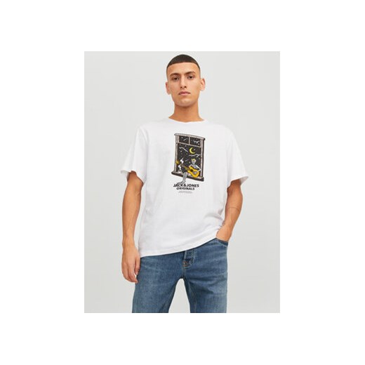 Jack&Jones T-Shirt 12241950 Biały Standard Fit ze sklepu MODIVO w kategorii T-shirty męskie - zdjęcie 168520269