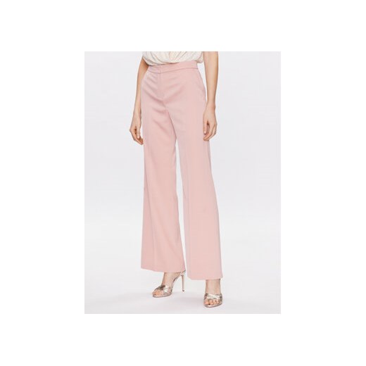 Pinko Spodnie materiałowe Pinto 100029 A0GH Różowy Flare Fit ze sklepu MODIVO w kategorii Spodnie damskie - zdjęcie 168520569