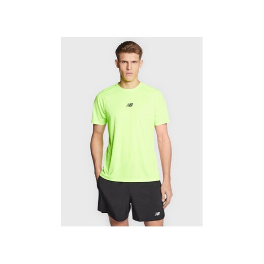 New Balance Koszulka techniczna Impact Run MT23277 Zielony Athletic Fit ze sklepu MODIVO w kategorii T-shirty męskie - zdjęcie 168520728