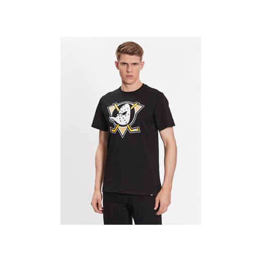 47 Brand T-Shirt NHL Anaheim Ducks Imprint '47 Echo Tee HH025TEMIME544157JK Czarny Regular Fit ze sklepu MODIVO w kategorii T-shirty męskie - zdjęcie 168520878