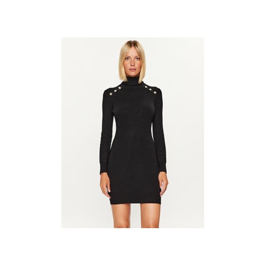 Morgan Sukienka dzianinowa 232-RMCLAP Czarny Slim Fit ze sklepu MODIVO w kategorii Sukienki - zdjęcie 168521136