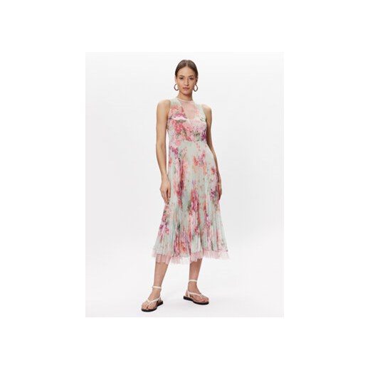 TWINSET Sukienka letnia 231TP2730 Kolorowy Regular Fit ze sklepu MODIVO w kategorii Sukienki - zdjęcie 168521219