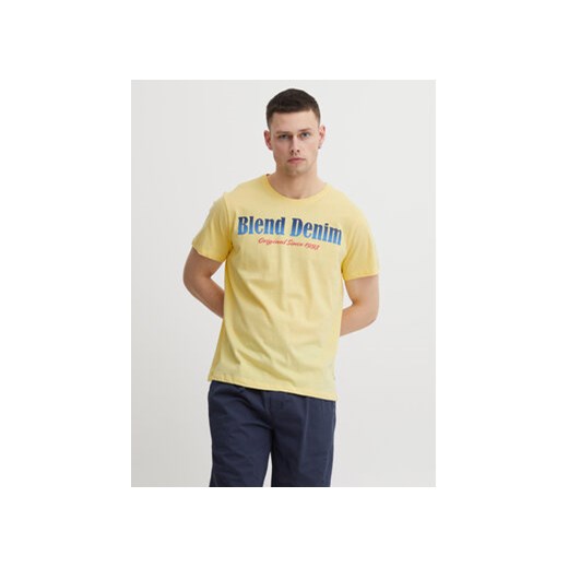 Blend T-Shirt 20715332 Żółty Regular Fit ze sklepu MODIVO w kategorii T-shirty męskie - zdjęcie 168521606